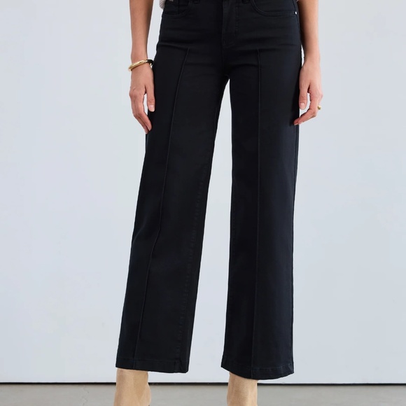 FDJ Denim - FDJ Olivia Wide-leg Denim Black